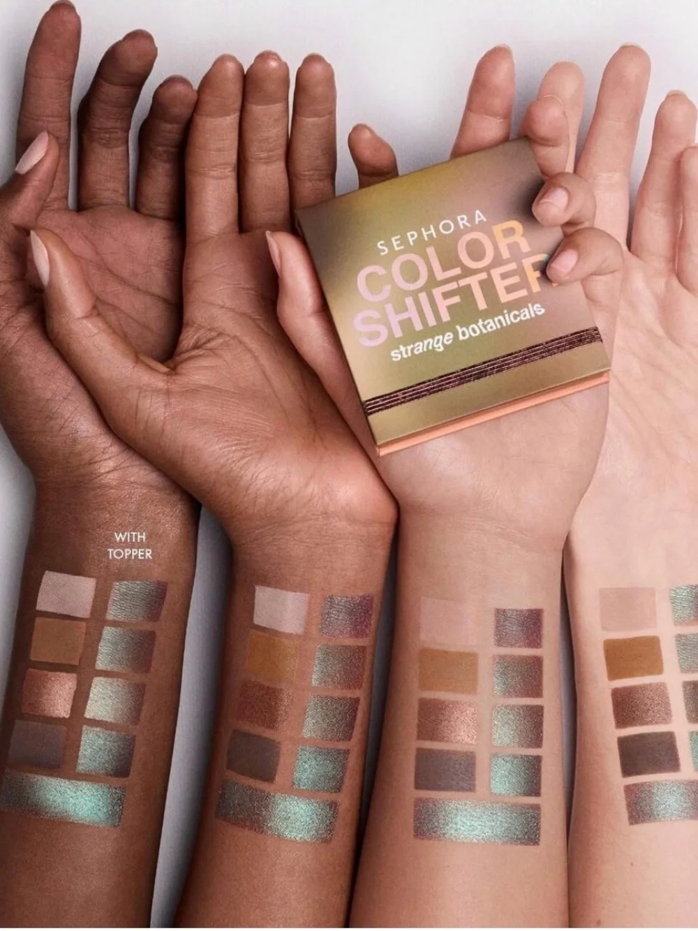 Sephora Color Shifter Strange Botanicals Eyeshadow Palette - Bronze, Gold, Green